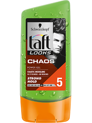 Taft chaos gel for men strong hold 150ml