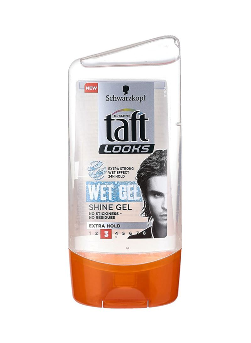 Taft looks wet gel for men extra hold 150ml