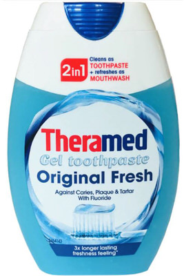 Original fresh 2in1 gel toothpaste + mouthwash 75ml